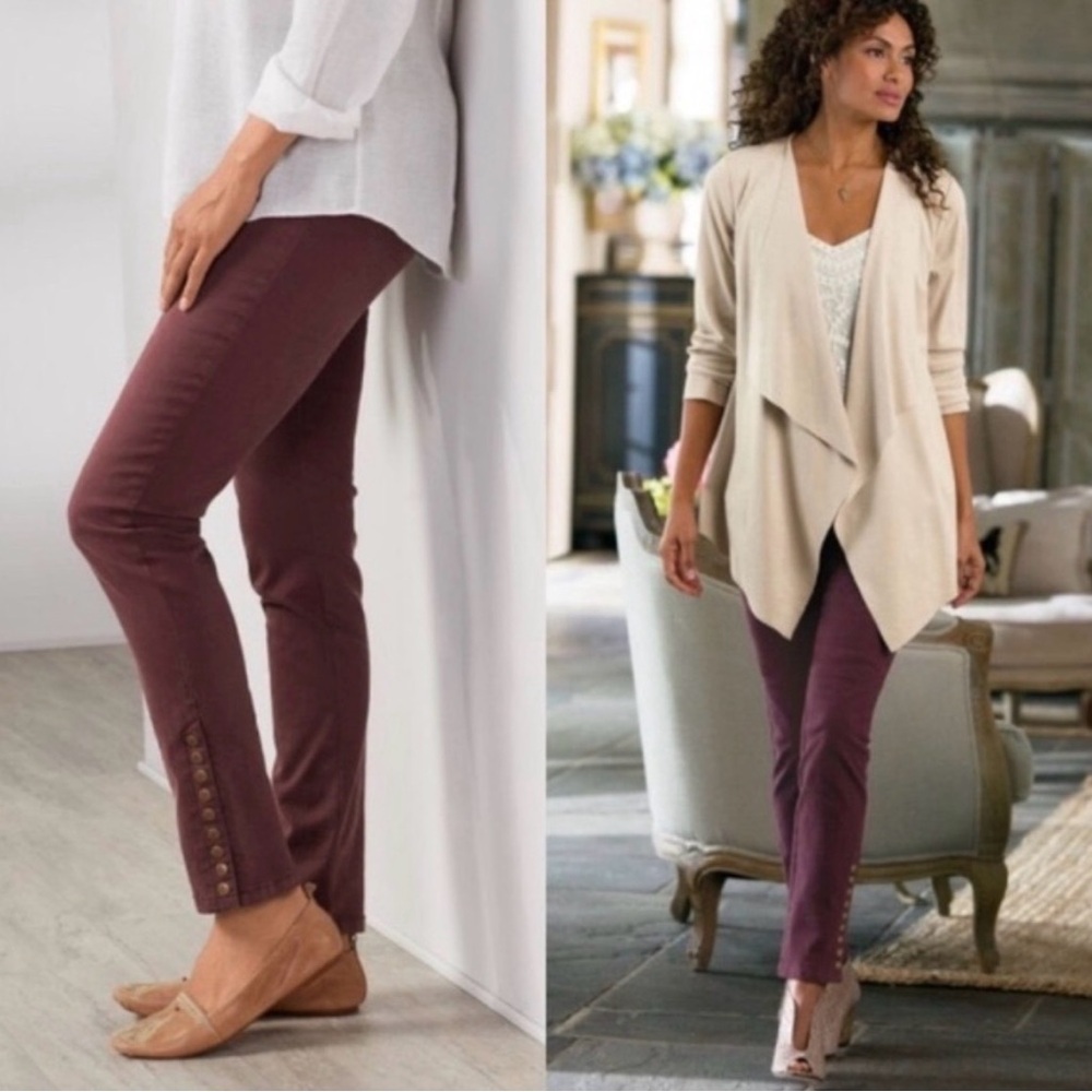 Soft Surroundings Plum Pants